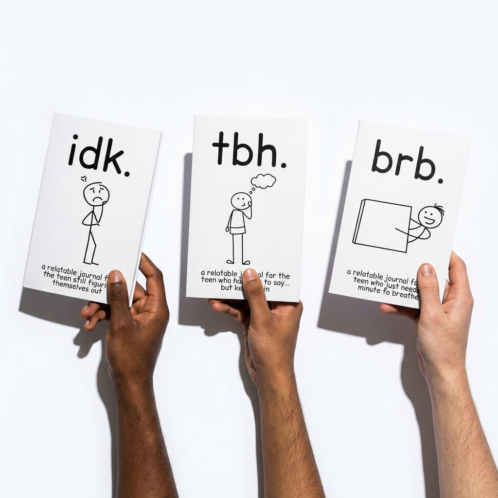 THE IDK, TBH, BRB INSTANT JOURNAL BRAND™