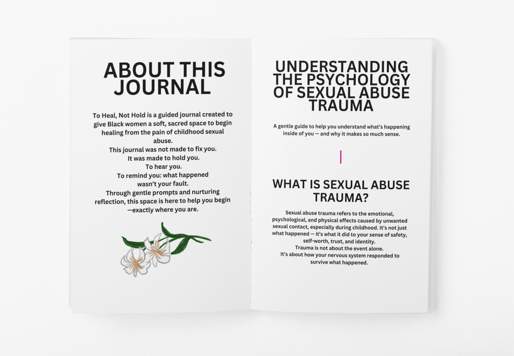 🖤 To Heal, Not Hold — PLR Edition