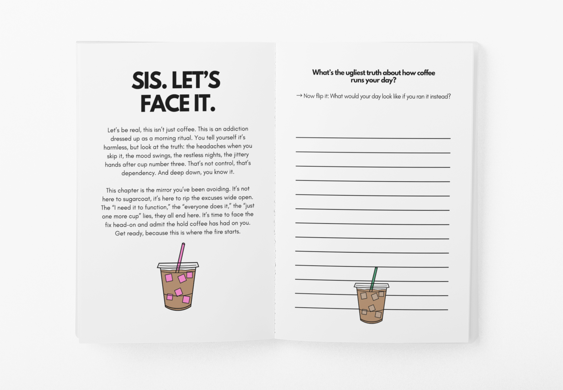 Kick The Coffee Sis — PLR Journal